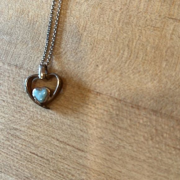 Silver 925 turquoise heart necklace - Picture 3 of 6